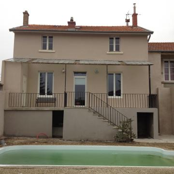 RENOVATION FACADE ALLOIN CONCEPT BATIMENT AMBERIEU EN DOMBES